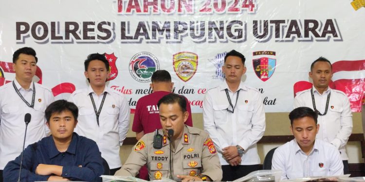 Korupsi Dana BOS Afirmasi,Polres Lampung Utara Tetapkan Mantan Kepala Sekolah SMP 3 Bunga Mayang Jadi Tersangka