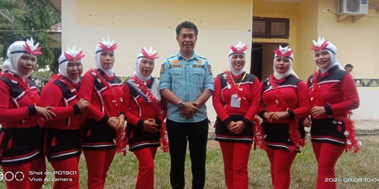 Perayaan HUT RI Ke-79,Kecamatan Abung Tinggi Adakan Lomba Senam Lampung Berjaya
