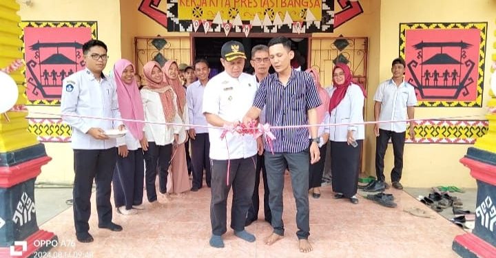Desa Taman Jaya Potong Pita Sambut HUT RI ke-79