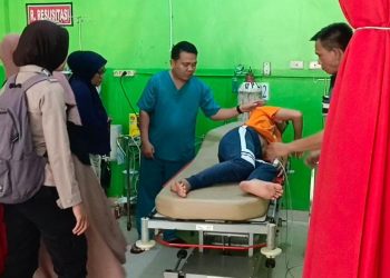 Kondisi Memburuk, Fajar Maulana di Bawa Ke RSUD Riyacudu Kotabumi, Ini Kata Kadis Kesehatan!