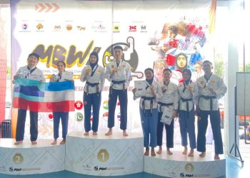 Harumkan Nama Polri, Bripda Salwa Personel Polres Lampung Utara Sabet Mendali Perak dan Perunggu pada Ajang Taekwondo Internasional Championship