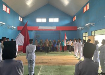 Pengukuhan Paskibra Kecamatan Pendopo Kabupaten Empat Lawang