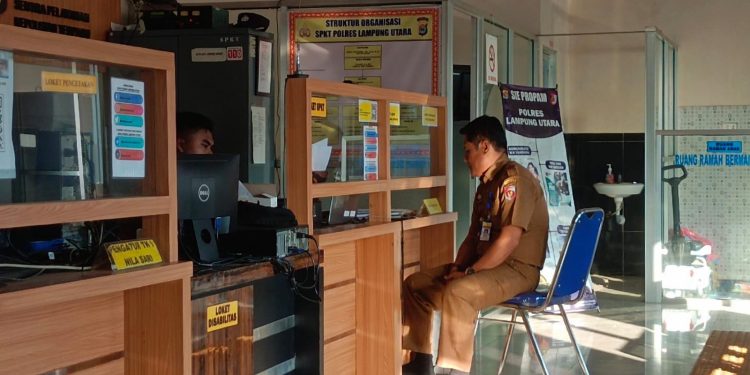 Penganiyaan, Pegawai Kecamatan Sungkai Tengah Laporkan Kades Mekar Asri ke Polisi