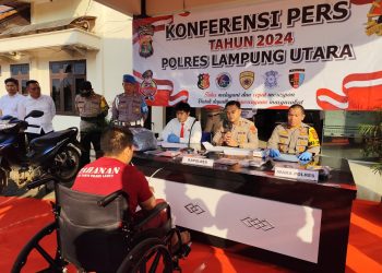 Kapolres Lampura Ungkap Motif Pelaku Pembunuhan Wanita Muda Dalam Kamar Kost