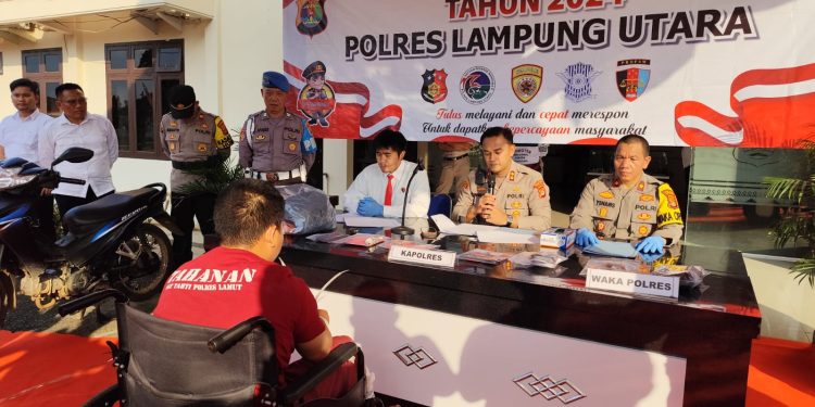 Kapolres Lampura Ungkap Motif Pelaku Pembunuhan Wanita Muda Dalam Kamar Kost