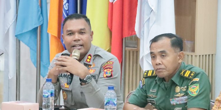 Hadiri Rakor Kesiapan Pendaftaran Calon Peserta Pilkada Serentak 2024, AKBP James Sampaikan Pesan Ini