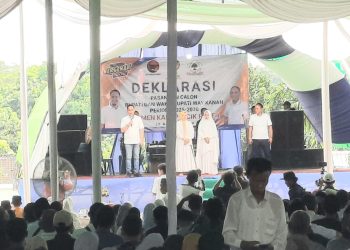 Ribuan Massa Pendukung Siap Ratakan Untuk Kemenangan Resmen Kadapi dan Cik Raden 
