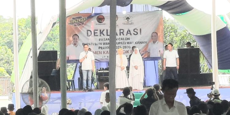 Ribuan Massa Pendukung Siap Ratakan Untuk Kemenangan Resmen Kadapi dan Cik Raden 