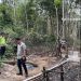 Patuhi Himbauan, Warga Bongkar Sumur Minyak Illegal di Wilayah Hukum Polsek Keluang