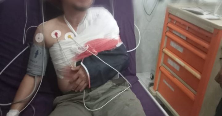 Naas..Wartawan Mesuji Ingin Melerai malah di bacok.