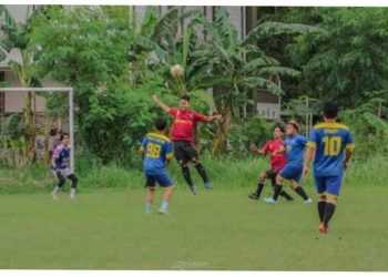 Pekon Penggawa V Tengah Gelar Turnamen Sepak Bola Tahunan