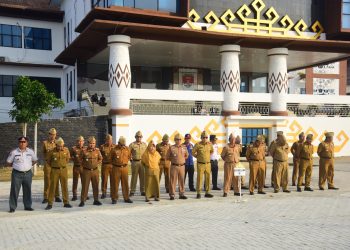 PJ Bupati Mesuji Pimpin Apel Pagi