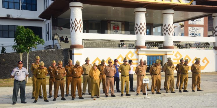 PJ Bupati Mesuji Pimpin Apel Pagi