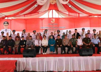 Kapolres Tulang Bawang Barat Hadiri Pelantikan PAW Penjabat Kepalo Tiyuh