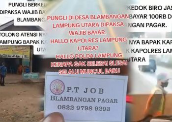 Lagi! Viral Vidio Masyarakat Minta Pungli Jalanan di Lampung Utara Benar-benar di Brantas Polda Lampung