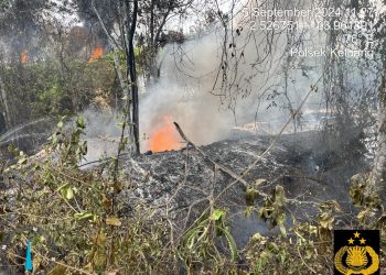 Polres Muba Amankan Warga yang Jadi Penyebab Terbakarnya Sumur Minyak di Keluang