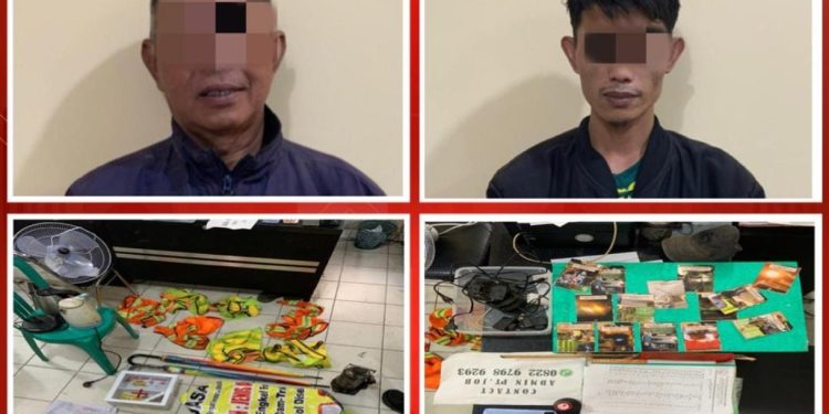 Mantap ! Diduga Lakukan Pungli Terhadap Mobil Truck, Dua Orang Diamankan Polres Lampura