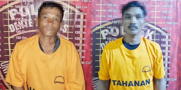Polsek Dente Teladas Dibantu Warga Tangkap Dua Pelaku Curat Yang Beraksi di Bedeng PT ILP