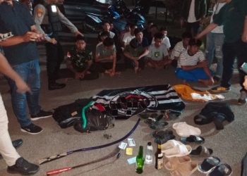 Diduga Hendak Tawuran, Puluhan Remaja dan Sajam Diamankan Polres Lampura