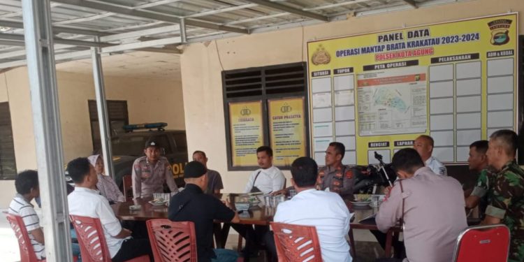 Sinergitas 3 Pilar, Polsek Kota Agung Musyawarah Terkait Komplain Warga Mengenai Kebisingan dari Kafe