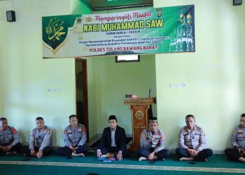 Polres Tulang Bawang Barat Gelar Peringatan Maulid Nabi Muhammad SAW 1446 H/2024 M