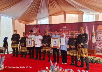 Pasangan Resmen Kadapi dan Cik Raden Dapat Nomor Urut 1 