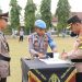 Polres Lampura Gelar Upacara Penyerahan Jabatan Kabag Log, Kasikum dan Serah Terima Jabatan Kapolsek Bunga Mayang