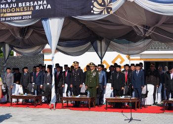 PJ Sekda Kabupaten Mesuji Wahyu Arswendo Umbara Pimpin Upacara Peringatan Hari Sumpah Pemuda ke-96