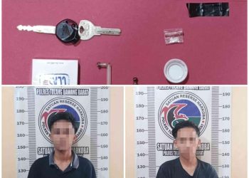 Dua Penyalahguna Narkoba Kembali Diringkus Satres Narkoba Polres Tubaba