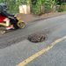 Lobang Besar di Jalan Desa Kembang Tanjung Bisa Akibatkan Kecelakaan