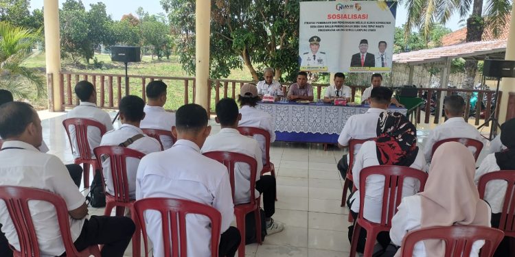 Sosialisasi Klinik Konsultasi Desa di Kecamatan Abung Semuli