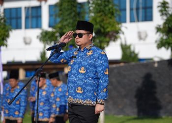 Tingkatkan Disiplin Bagi Pegawai, Pemkab Mesuji Gelar Upacara Bulanan 