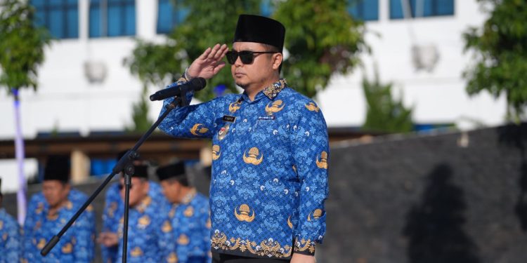 Tingkatkan Disiplin Bagi Pegawai, Pemkab Mesuji Gelar Upacara Bulanan 