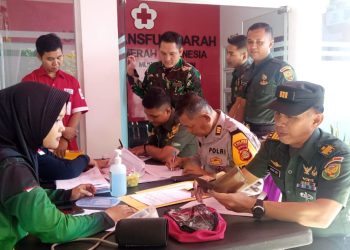Peringati Hari Jadi ke-73 Humas Polres Musi Banyuasin Gelar Donor Darah