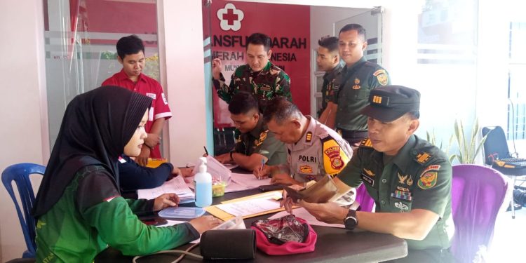 Peringati Hari Jadi ke-73 Humas Polres Musi Banyuasin Gelar Donor Darah