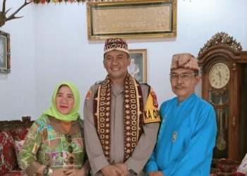 Ikroni Sunan Kemala Raja Tokoh Kampung sebelah Buay Pemuka Pangeran Udik Blambangan Umpu, sambut baik kunjungan Kapolres Way Kanan