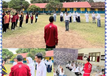PMI Way Kanan berikan pelatihan ke PMR SMP Makarti Mukti Utama dan SMKN 1 Pakuan Ratu