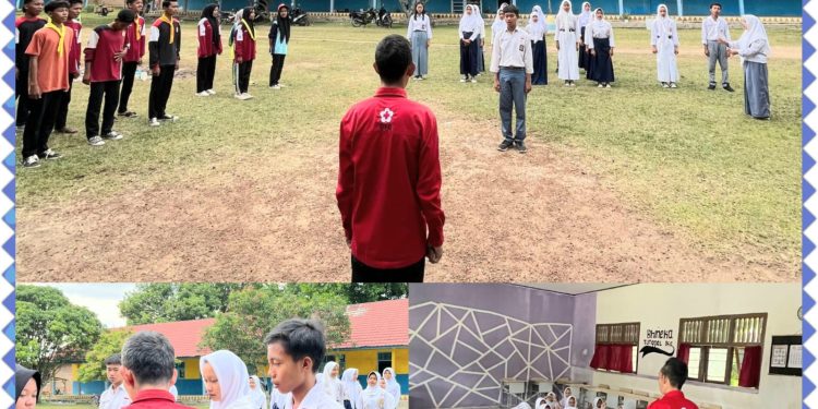PMI Way Kanan berikan pelatihan ke PMR SMP Makarti Mukti Utama dan SMKN 1 Pakuan Ratu