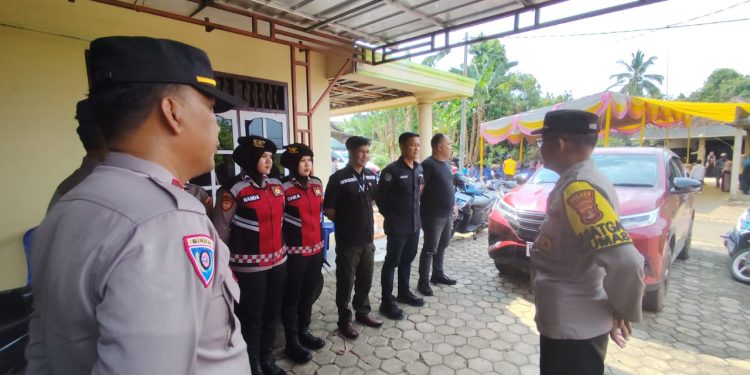 Polres Lampung Lampura Kembali Amankan Kegiatan Kampanye Paslon Bupati