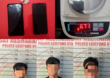 Sat Narkoba Polres Lampura Ringkus Pengedar Sabu