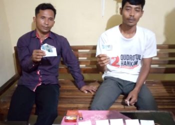 Bagikan Amplop ke Warga, Dua Timses Paslon 02 Ditangkap Satgas 60