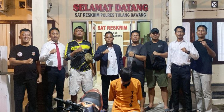 Tekab 308 Presisi Polres Tulang Bawang Tangkap Pelaku Curanmor Kurang Dari 24 Jam