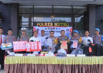 Polres Metro Gelar Release Akhir Tahun 2024
