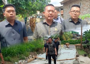 Tinjau Proyek Viral di Sindangsari, Ketua DPRD Lampura Dan Komisi III Akan Panggil Pihak Terkait