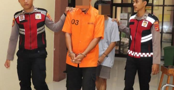Polres Pringsewu Mengamankan Dua Pria Pelaku Sodomi Atau kejahatan Seksual Sesama Jenis
