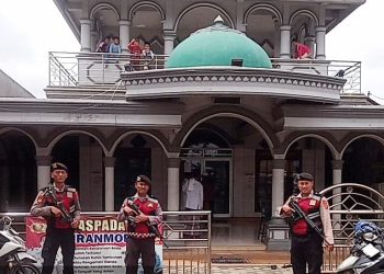 Samapta Polres Tulang Bawang Gelar Pengamanan Ibadah Sholat Jum’at, Berikut Lokasi dan Tujuannya