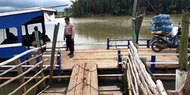 Polsek Rawa Pitu Optimalkan Patroli Dialogis di Dermaga Penyeberangan, Ipda Desta: Cegah AG Agar Tidak Menjadi GN