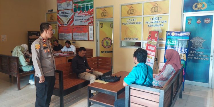 SPKT Polres Tulang Bawang Barat Terus Berikan Pelayanan Terbaik Kepada Masyarakat
