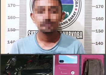 Kedapatan Miliki Sabu, Pelaku Diringkus Unit Opsnal Sat Res Narkoba Polres Tubaba