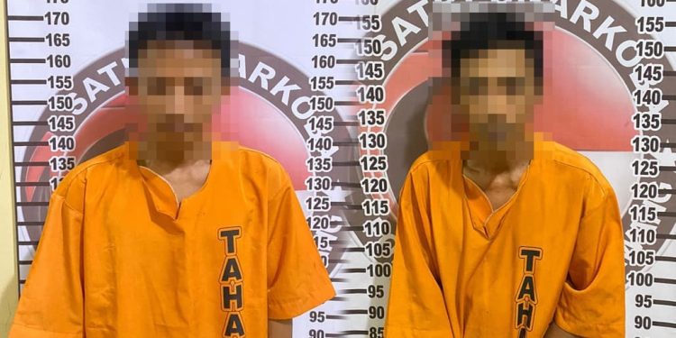 Gasak Narkoba, Dua Nelayan Ditangkap Polres Tulang Bawang